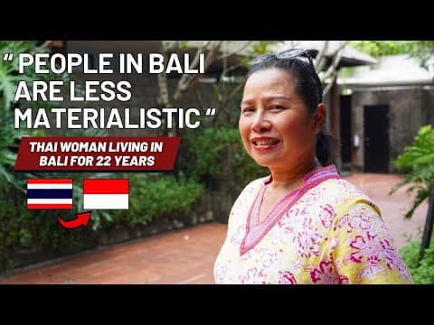 Why This Thai Woman Prefers Life In Bali 🇮🇩🇹🇭