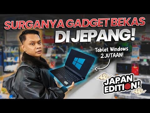 Laptop I5 Touchscreen Cuma 2 Jutaan !! Hunting Gadget Bekas Di Pasar Loak Terbesar Jepang