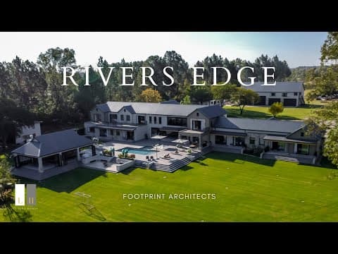 Inside A Modern Farmhouse Mansion With Views Of The Vaal River | Luxury House Tour