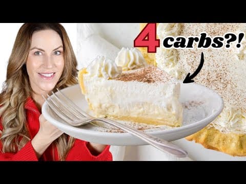 This Keto Eggnog Pie Is The Only Pie I'm Making