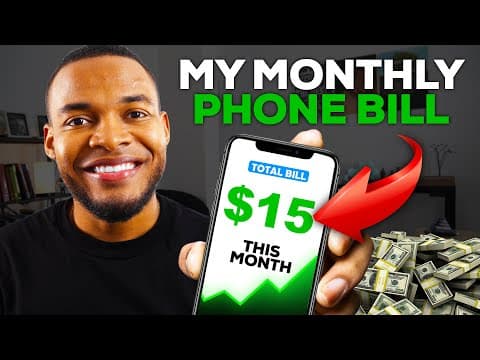 How My Phone Bill Is $15 A Month