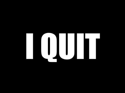 Giving Up On My Animation Dreams.