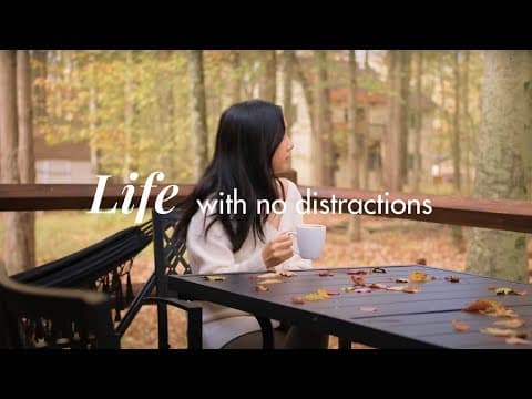 Life With No Distractions | A Slow Fall Getaway To Feel Like Myself Again