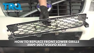 How To Replace Front Lower Grille 2009-2017 Volvo Xc60