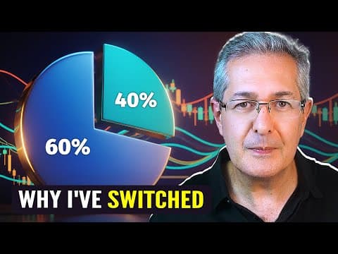 Why I’ve Switched To A 60/40 Portfolio