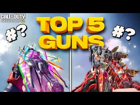 True Top 5 Best Guns In Cod Mobile Season 1 (2026) #codm