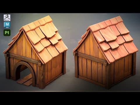 Autodesk Maya 2025, Zbrush, Painter - Stylized Dog House
