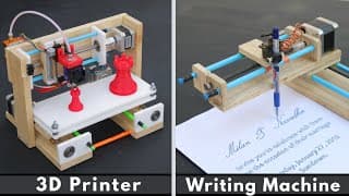 Top 2 Arduino Science Project | DIY 3D Printer & DIY Writing Machine