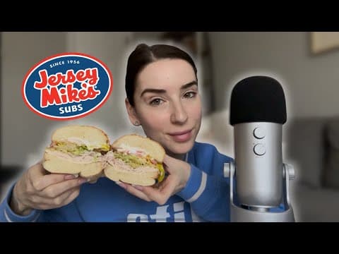 Asmr | Jersey Mike's Mukbang