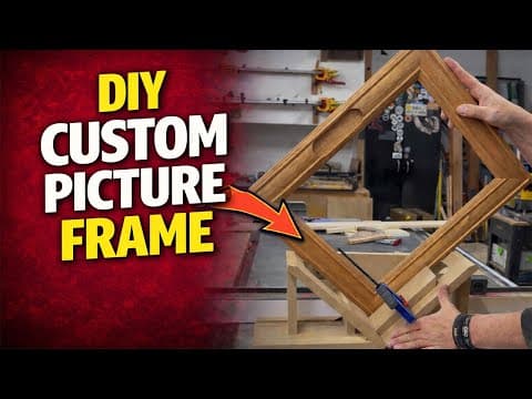 Making A Custom Picture Frame For A Forgotten Portrait