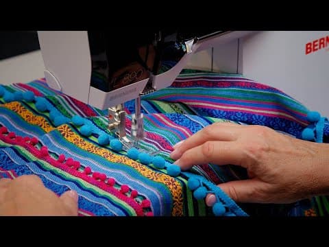 Präzise Und Einfach Cover- Und Kettenstiche Nähen Mit Dem Transparenten Fuss #c28 Von Bernina