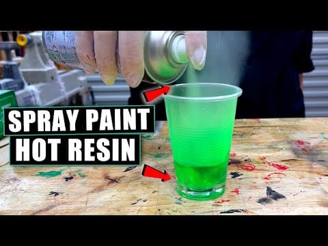 What Happens If You Try To Color Resin With Spray Paint?