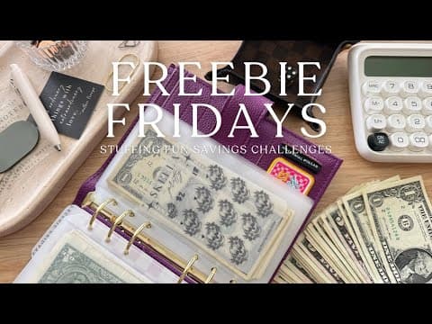 Saving Money By Using Free Challenges | Cash Stuffing Goals