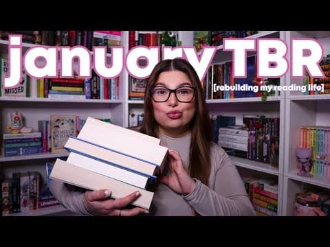 I'm Rebuilding My Reading Life In January (starting With This Tbr) 🫧✨