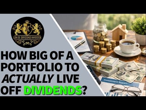 How Big Of A Portfolio To Actually Live Off Dividends?
