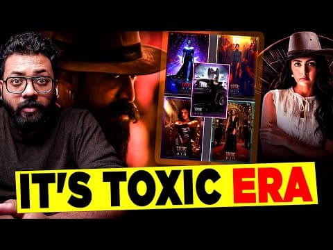 Toxic Trailer Change Indian Cinema Forever | Toxic New Poster Review: Rukmini Vasanth Toxic Teaser