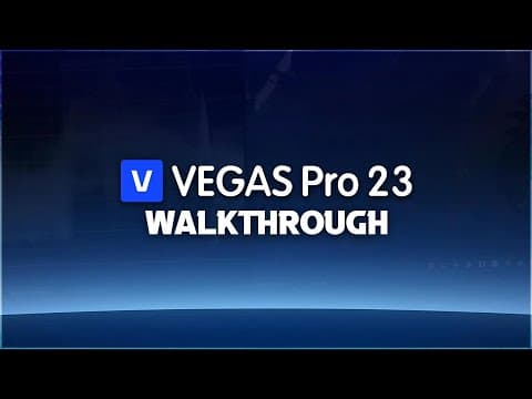 Vegas Pro 23 Released! (full Walkthrough)