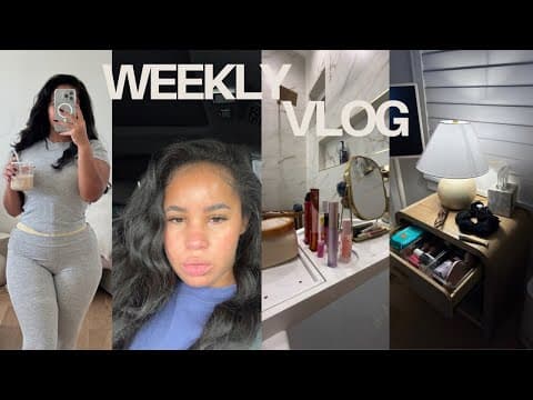 Weekly Vlog | Girl Put That Faja On  + Sunday Reset + Try On Haul + Grwm + Pulling An All-nighter