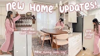 FUN HOME UPDATES! furniture delivery, new room makeover + the PERFECT rug!