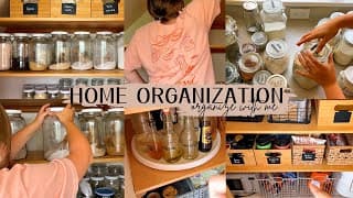 Home Organization Ideas!🏠 Clean With Me Diy Pantry Restock