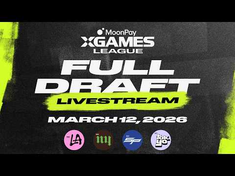 Moonpay X Games League Draft 2026 | Full Livestream