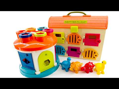 Best Colors Shapes Toy Video For Kids! Shapes & Colors Educational Toy Learning Activity 4 Toddlers