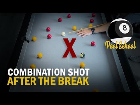 Combination Shot After The Break | Pool School