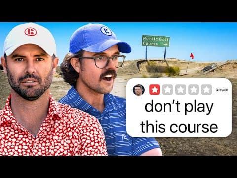 We Played Worst Rated Golf Course (was It Bad?!)