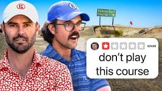 We Played Worst Rated Golf Course (was It Bad?!)