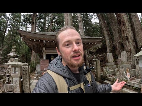 Exploring A Buddhist Temple Settlement In The Mountains Of Japan