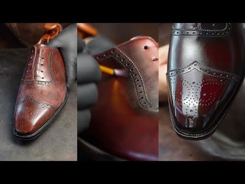 Transforming A Pair Of Tlb Mallorcas In One Afternoon. Dye And Shine Tutorial.
