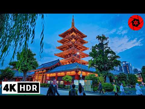 Exploring Tokyo's Greatest Temple, Sensoji - 4k Hdr