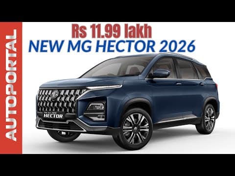 New Mg Hector Facelift 2026 - Interiors, Features, Walkaround Review I Rs 11.99 Lakh