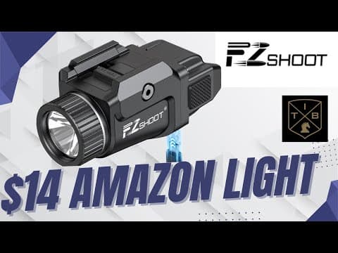 $14 Amazon Pistol Light / Ez Shot 500 Lumen Rechargeable Weapon Light