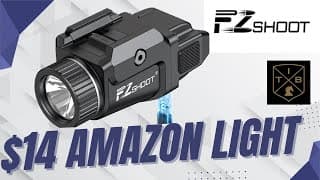 $14 Amazon Pistol Light / Ez Shot 500 Lumen Rechargeable Weapon Light