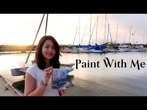Watercolor Painting My Travels Again 🌊 Art Travel Vlog