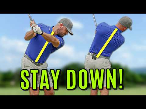If You Struggle With Staying Down In The Golf Swing Try This Immediately!