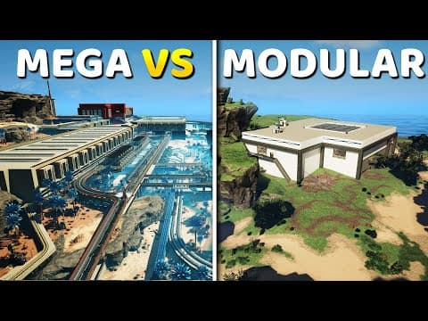 What's Better?! Mega Vs Modular Satisfactory Guided Playthrough