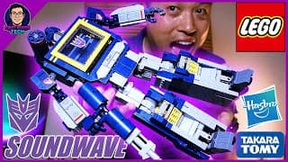 I Built This Awesome Soundwave Lego Transformer!