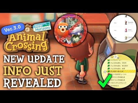 New 3.0 Update Details Just Revealed - Animal Crossing New Horizons