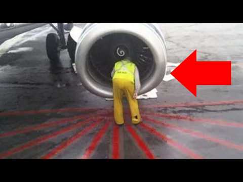 Jet Engine Devours Sailor Alive Caught On Tape