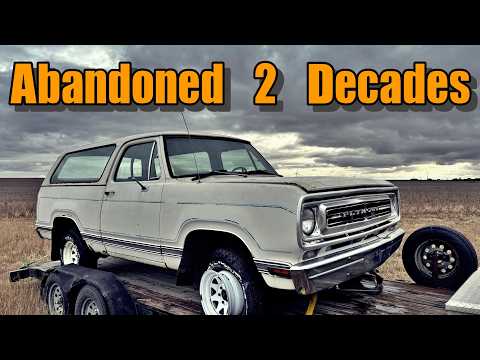 Rare Big Block Plymouth Trail Duster Abandoned And Broken Since 2002, Will It Start???