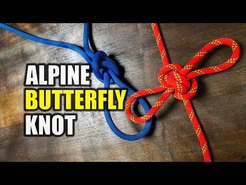 Most People Don't Know How To Tie The Alpine Butterfly Like This!