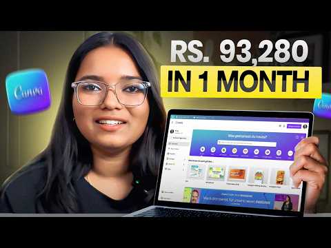 ₹93,280 In A Month Using Canva (you Can Do This Too Seriously!)