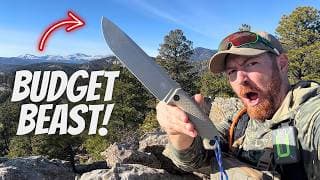 This Massive Survival Knife Can Go Anywhere On A Budget!