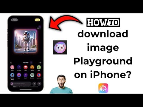 How To Install Image Playground On Your Iphone?