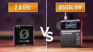 Wireless Audio Explained: Digital Uhf Vs 2.4ghz (feat. Saramonic K9)