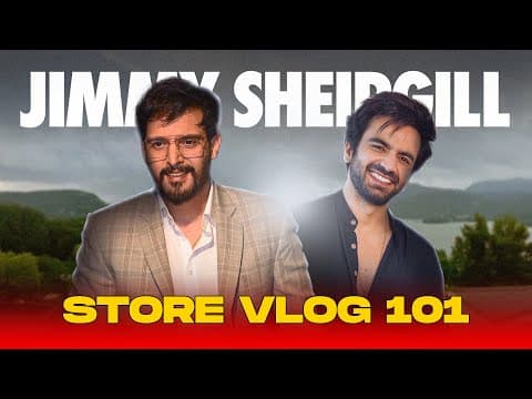 On Set With Jimmy Sheirgill & Ayush Mehra! | Behind The Scenes | Store Vlog 101