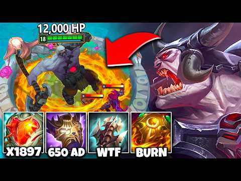 Sion Will Always Be Broken In Arena! (12,000 Health Behemoth)