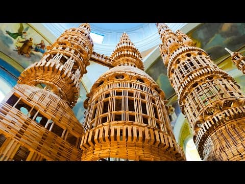 Collapsing The Imaginary City (130,000 Planks)